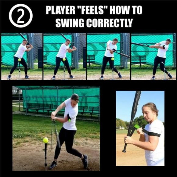 Baseball/Softball Swing Trainer Aid - Equipment for Batting and Hitting - Picture 13 of 16